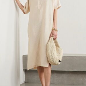 Anine Bing Cream Midi Dress